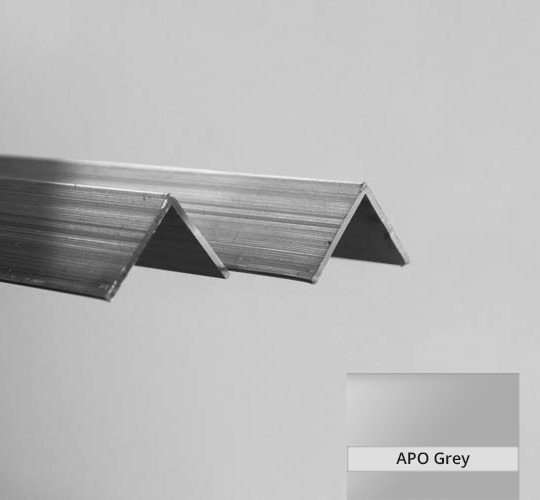 Angle 20mm x 20mm x 1.6mm x 6.5mtr Apo Grey