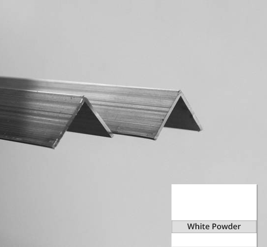 Angle 32mm x 20mm x 3mm x 6.5mtr White