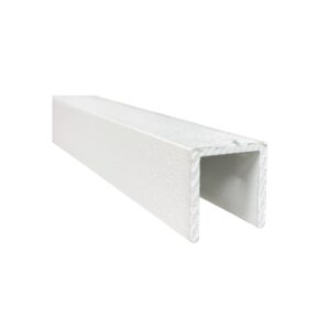 CHANNEL 20mm x 20mm x 1.6mm x 6.5mtr WHITE TX