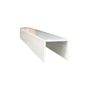 CHANNEL 25 X 20 X1.6 X 6.5  WHITE
