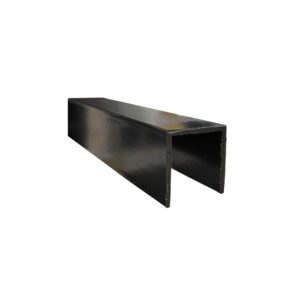 Channel 25mm x 25mm x 1.6mm x 6.5mtr Black