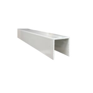 Channel 25mm x 25mm x 1.6mm x 6.5mtr White