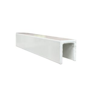 CHANNEL 25 X 25 X 3.0X 6.5 WHITE