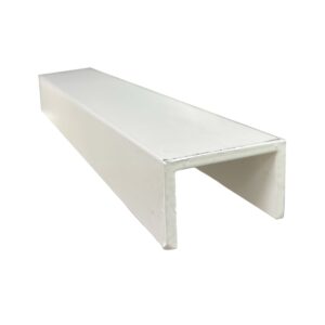 CHANNEL 40 X 25 X 3 X 6.5M WHITE