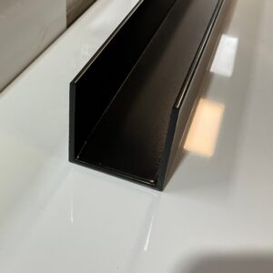 Channel 50mm x 50mm x 3.0mm Black 6.5Mtrs