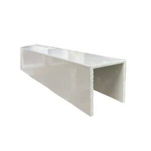 Channel 50mm x 50mm x 3mm x 6.5Mtrs White