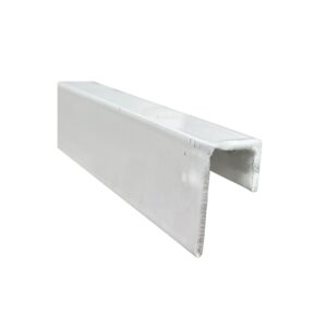 OFFSET CHANNEL 16X25X12X1.6 PEARL GLOSS WHITE