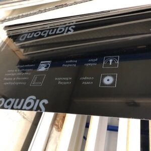 Sign Board Gloss Black 1220mm x 2440mm