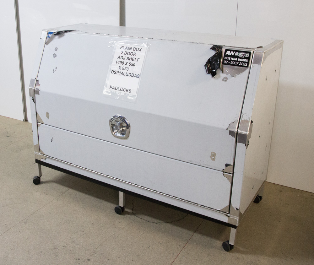 Plain Front Opening Tool Box 1400 x 850 x 550mm  - 2 DOOR