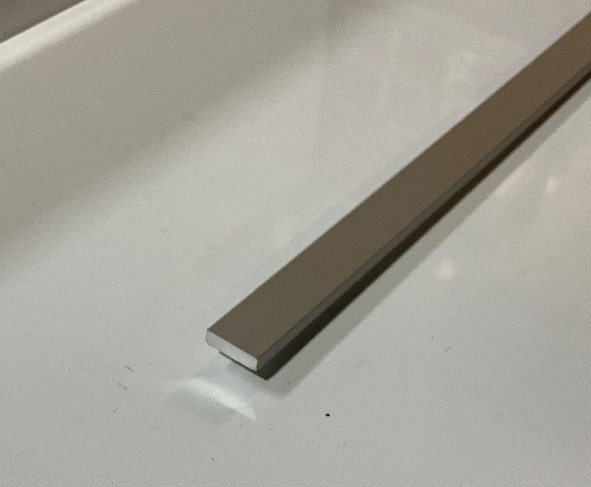 Flat Bar 10mm x 3mm x 4mtr Clear Ano