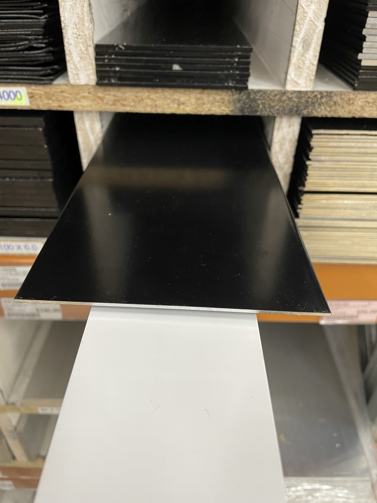 FLAT BAR 120mm X 1.6mm X 4Mtr BLACK