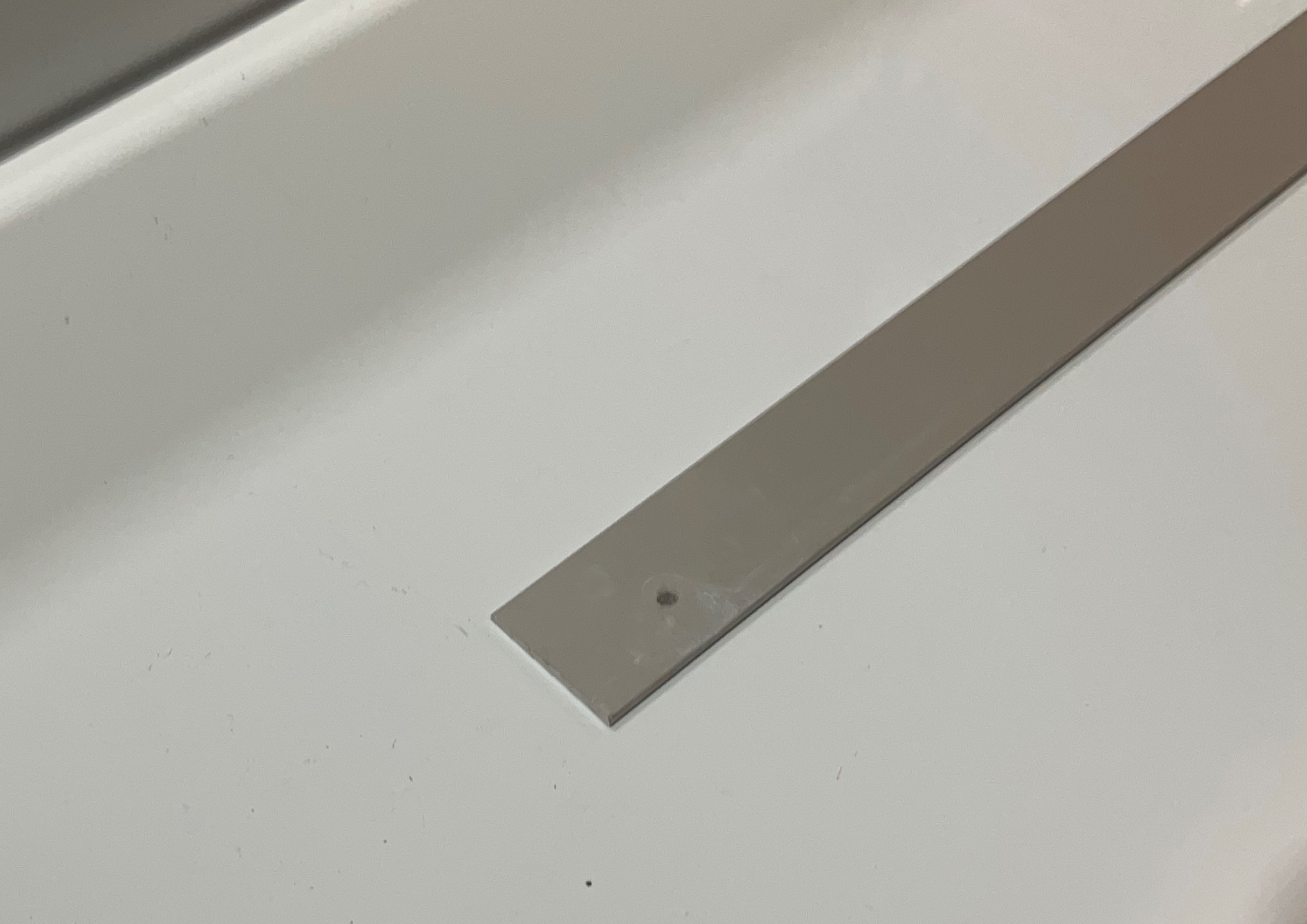 Flat Bar 12mm x 1.6mm x 4M Clear Anodised