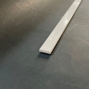 Flat Bar 12mm x 3mm x 4mtr White