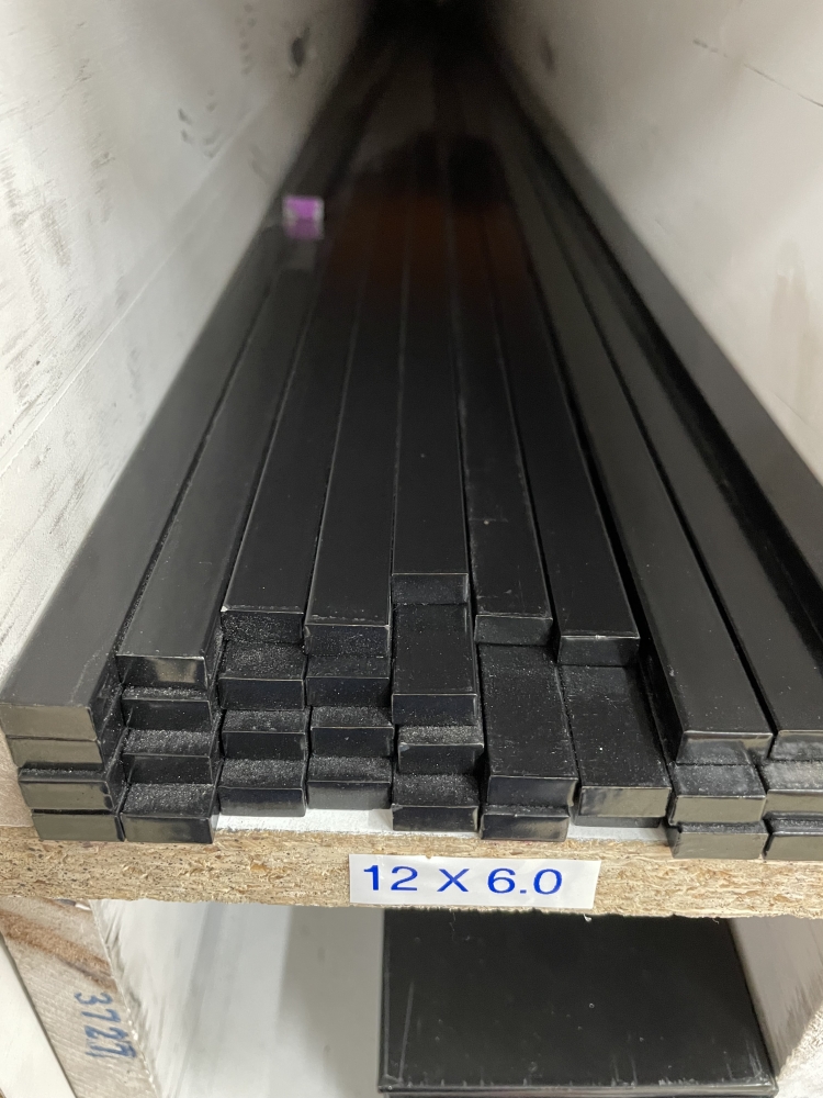 Flat Bar 12mm X 6mm X 4mtrs Black