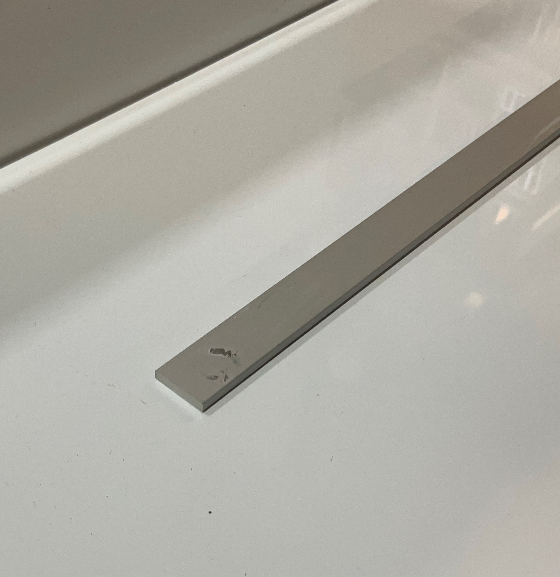 Flat Bar 16mm x 3mm x 4mtr Clear Anodised