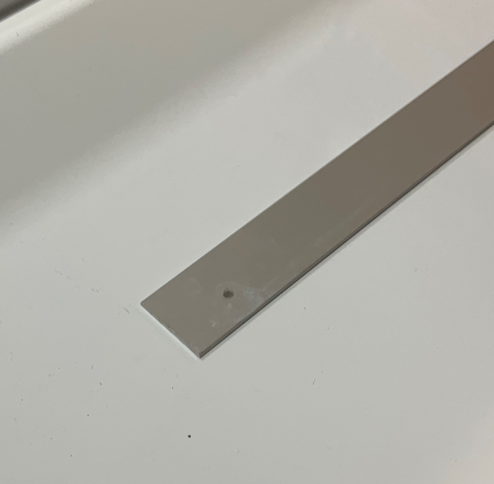Flat Bar 20mm x 1.6mm x 4mtr Clear Anodised