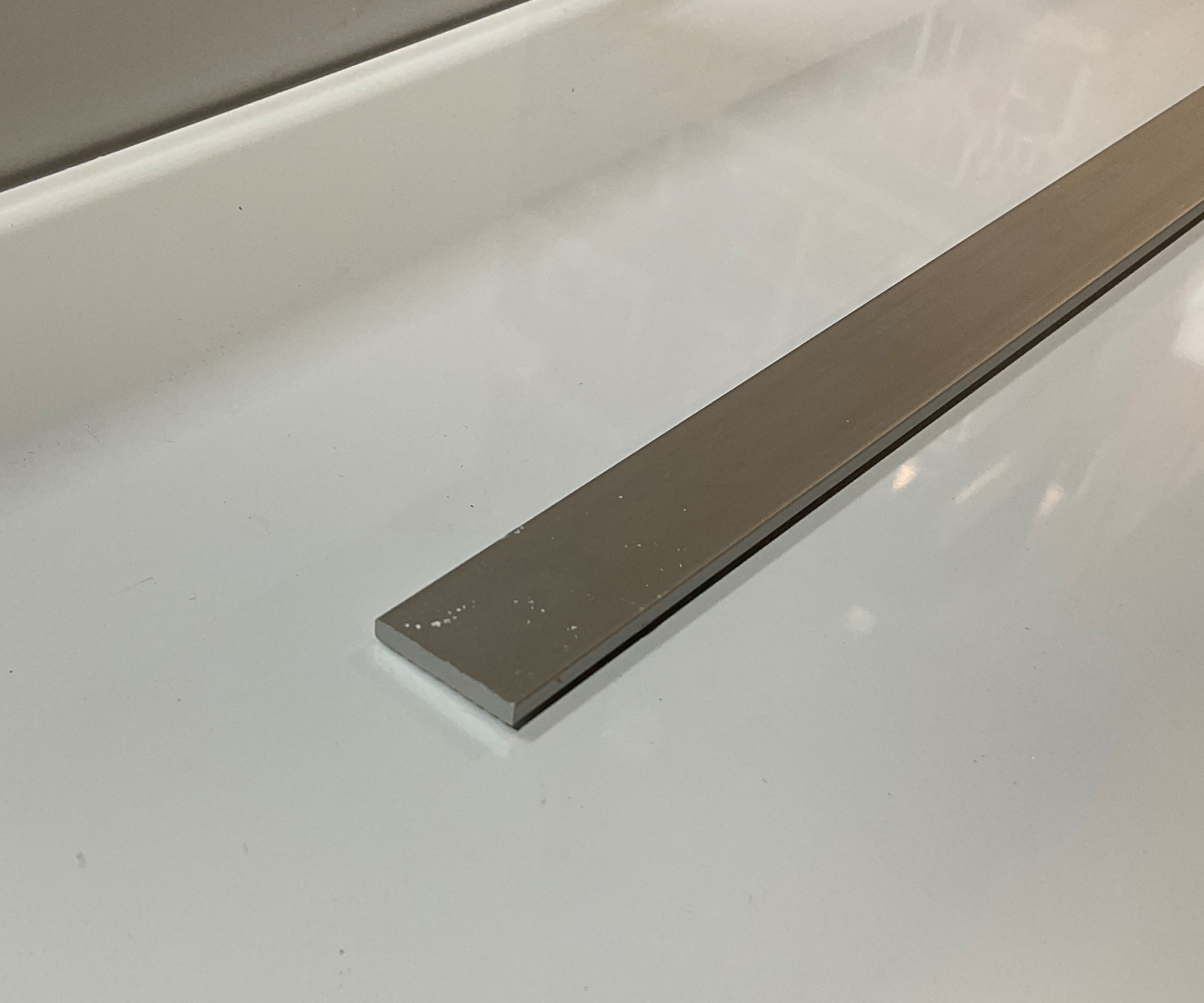 Flat Bar 20mm x 3mm x 4mtr Clear Anodised