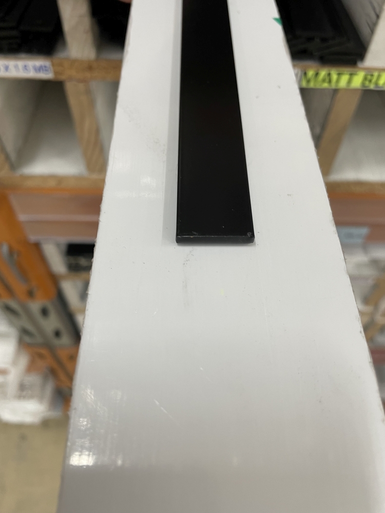 Flat Bar 20mm X 3mm X 4mtrs Matt Black