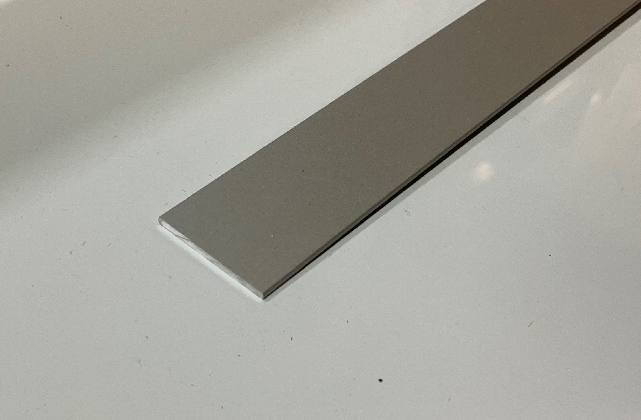 Flat Bar 25mm x 1.6mm x 4mtr Clear Anodised
