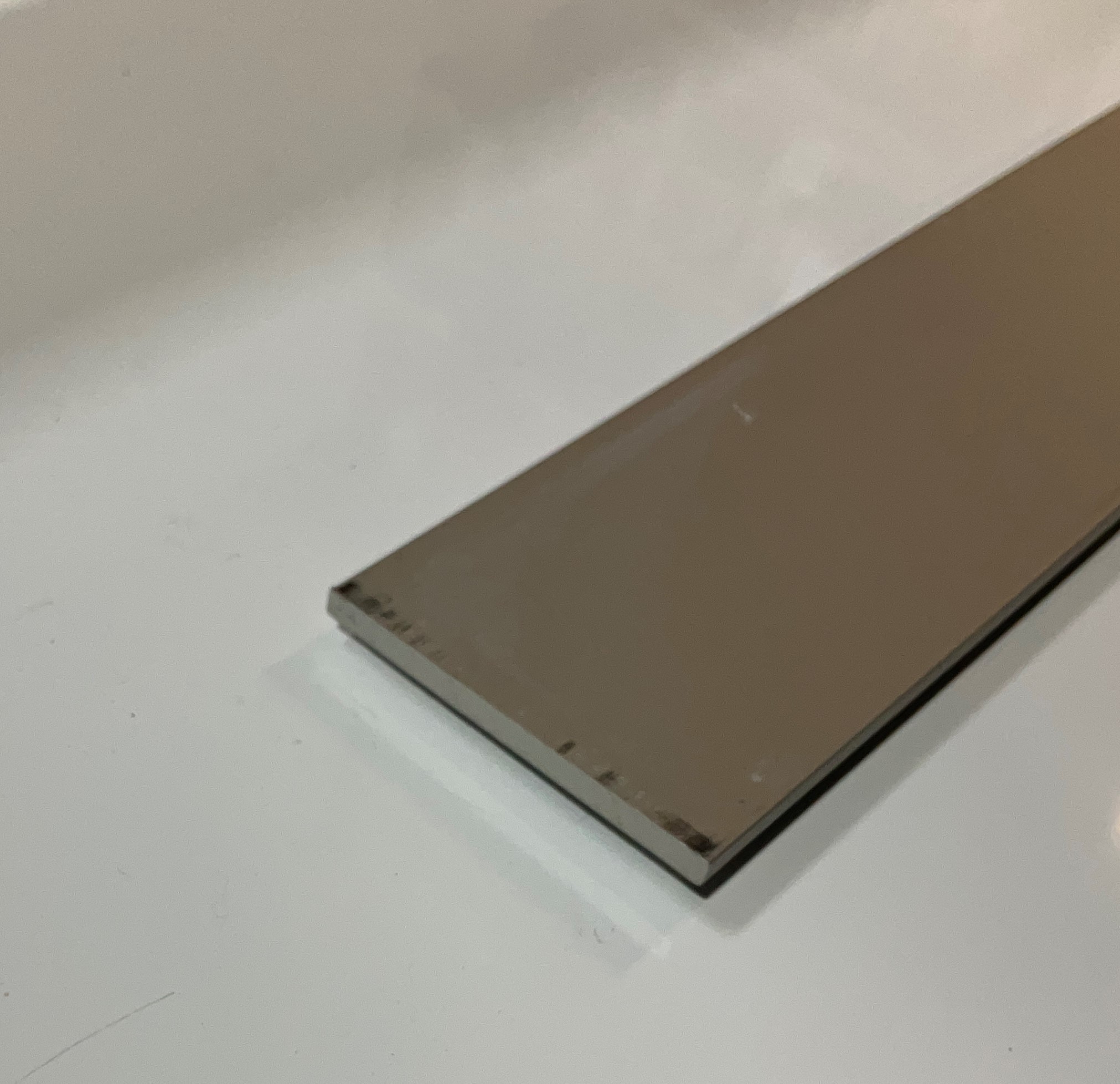 Flat Bar 38mm X 1.6mm X 4mtrs Clear Anodised 15um