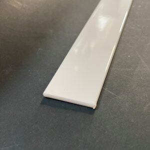 FLAT BAR 38mm X 1.6mm  X 4Mtr WHITE
