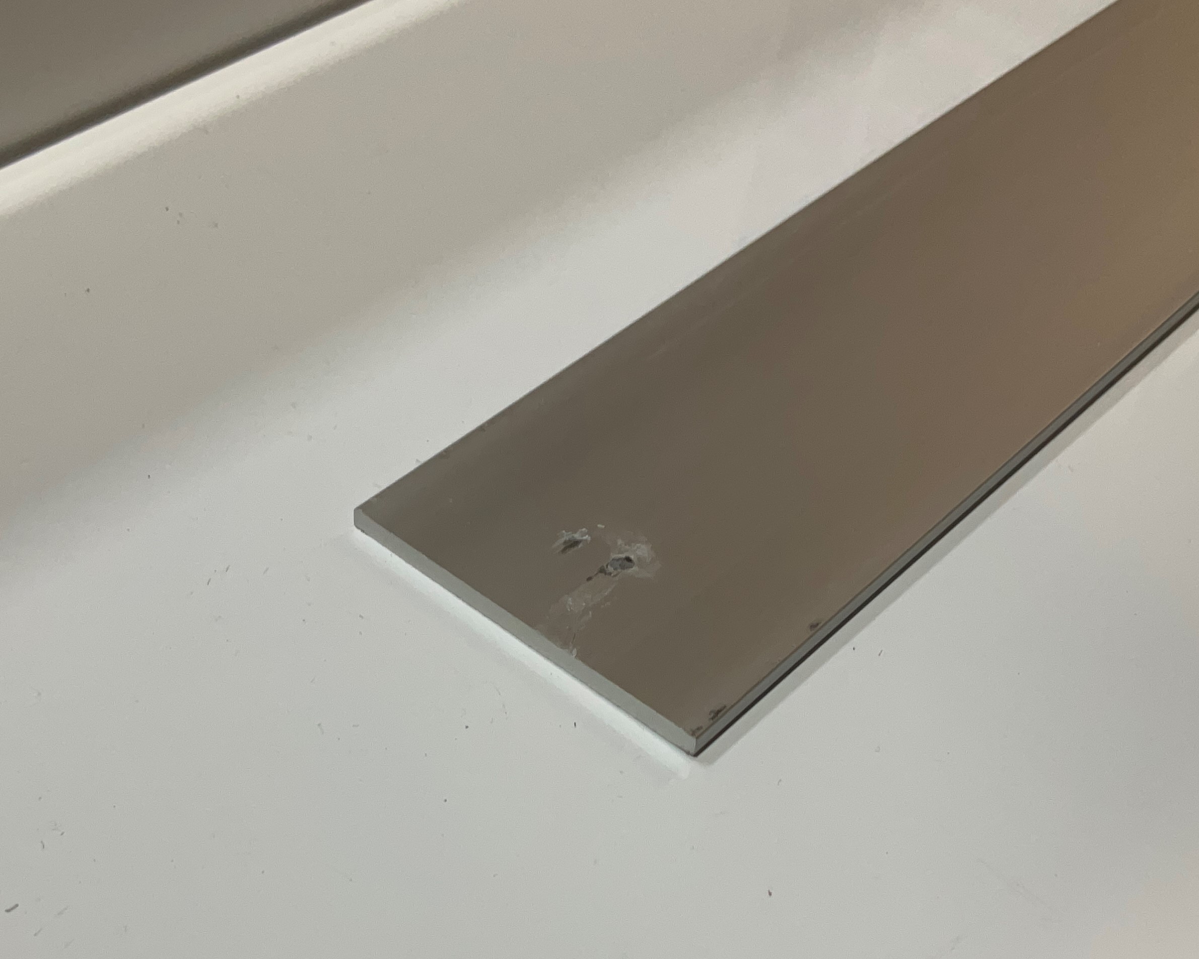 Flat Bar 50mm x 3mm x 4mtr Clear Anodised