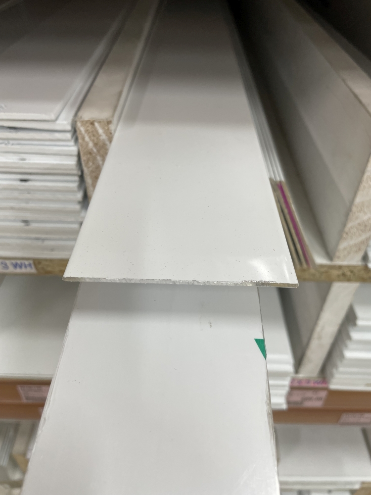Flat Bar 60mm x 1.6mm x 4Mtr White