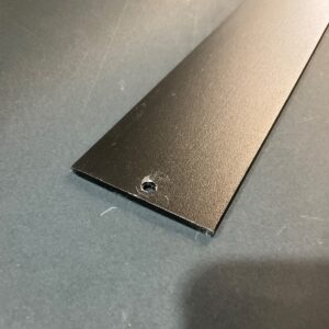 Flat bar 60mm x 3mm x 4mtrs Black Textura