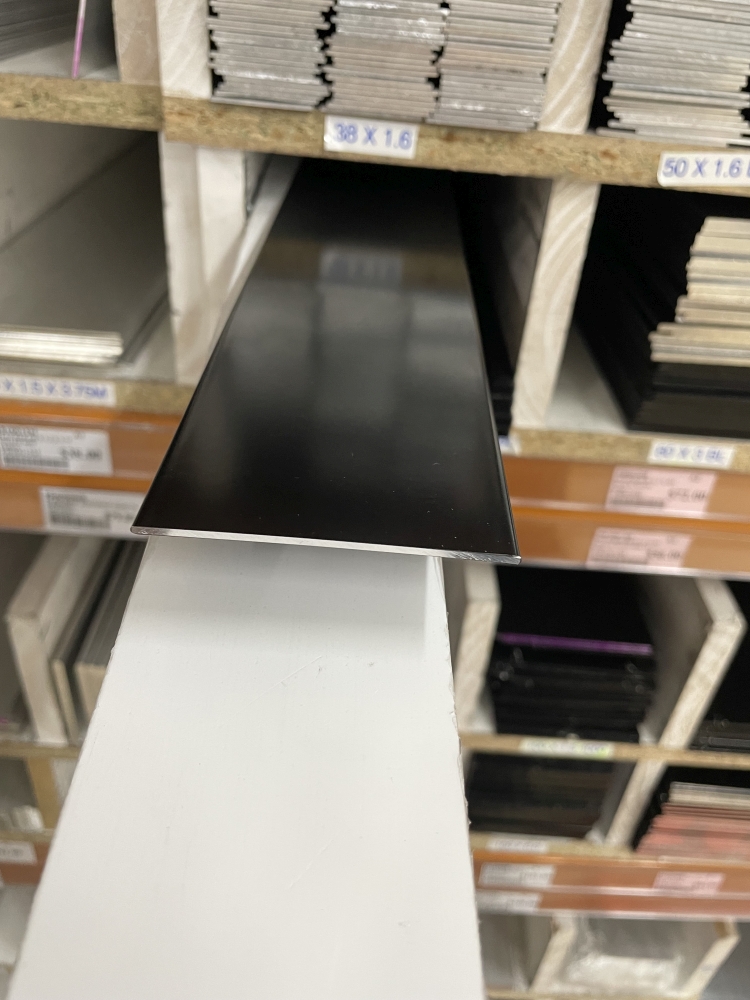 Flat Bar 70mm x 1.6mm x 4Mtr Black