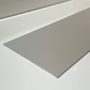 Flat Bar 80mm x 1.6mm x 4mtr Clear Anodised