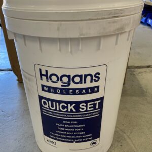 Hogans Quick Set HES grout 20 kg pail Non Shrink