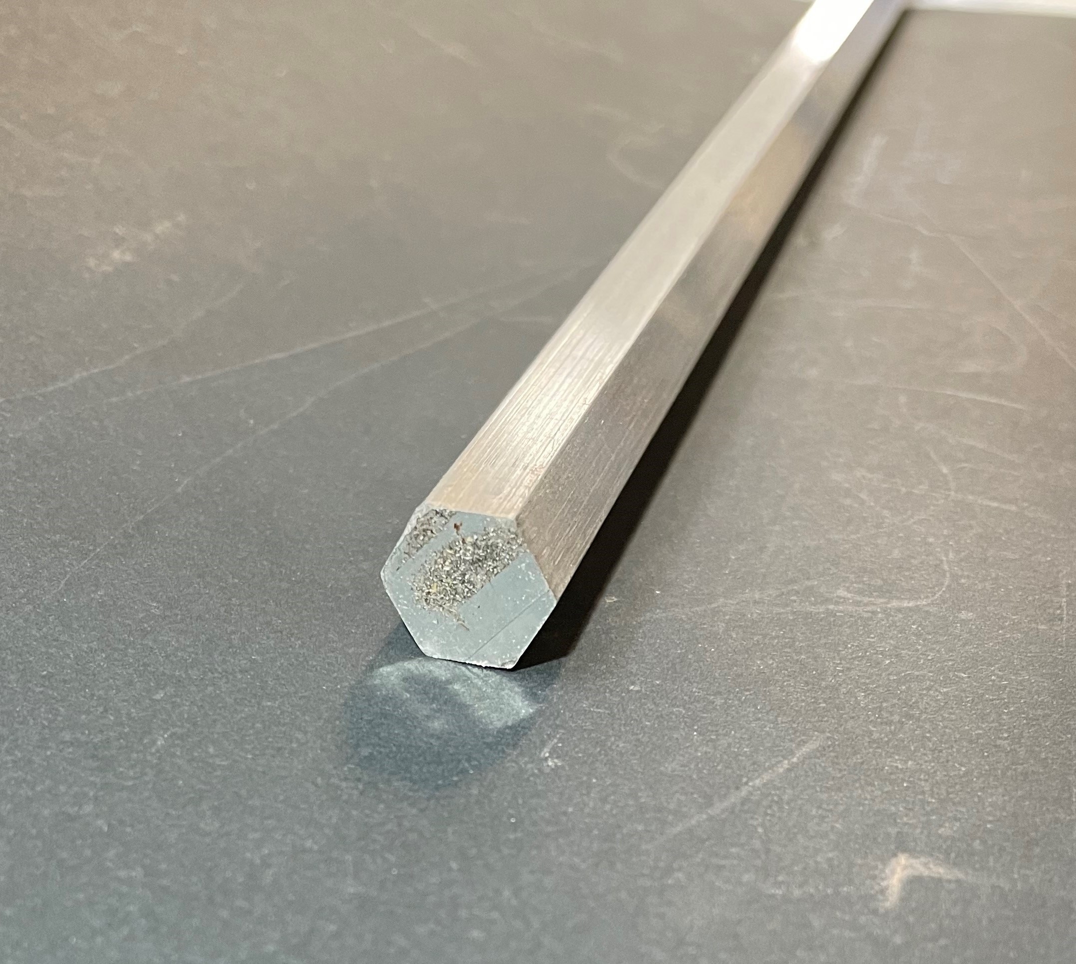 Hex Bar 12mm Diameter x 3658mm - 6061 Grade