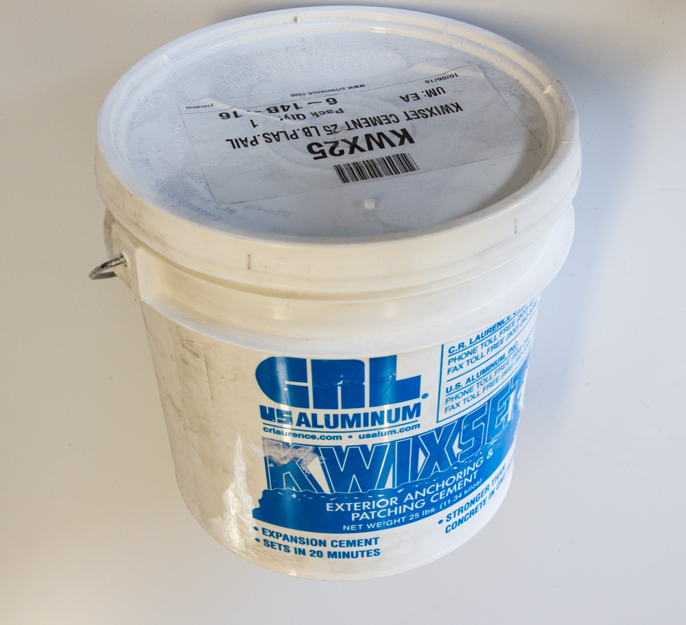 Kwixset Cement 25lb Pail