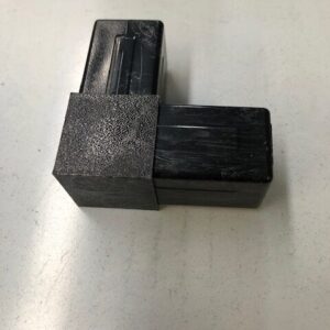 P20 Qubelok 2 Leg Connector Black
