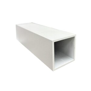 SHS 50MM X 3MM X 6.5Mtr WHITE TEXTURA