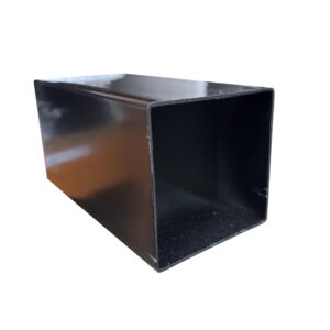 SHS 90 x 2 x 6.5m Radius Black