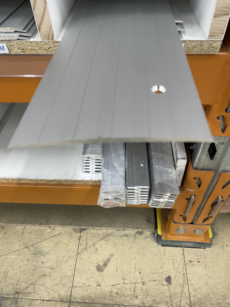 THRESHOLD CURVED STAIR TRIM 125MM
