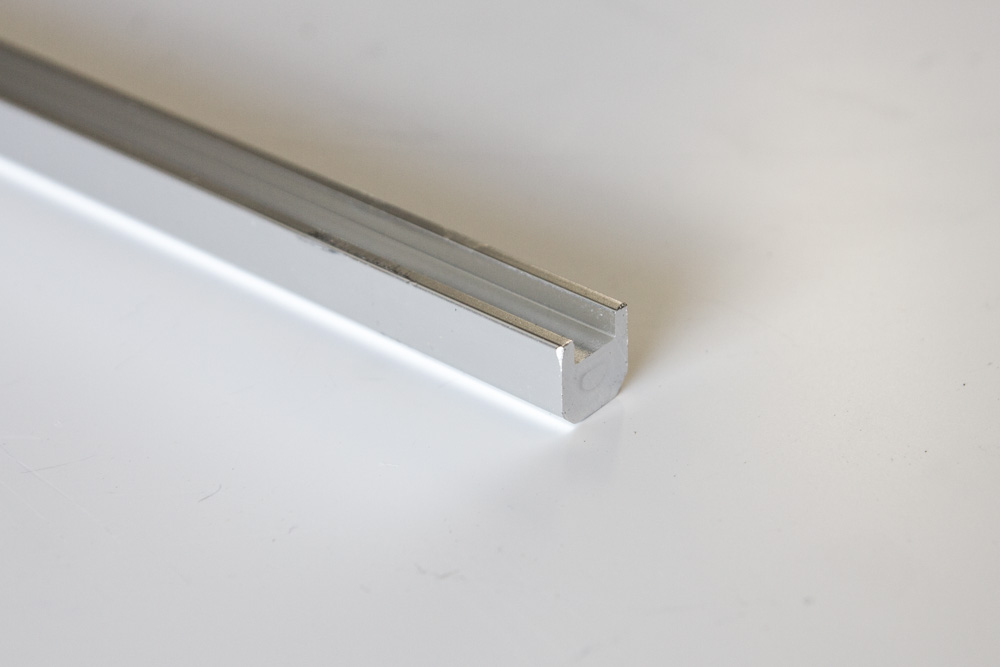 Shower Threshold Square Bar Chrome